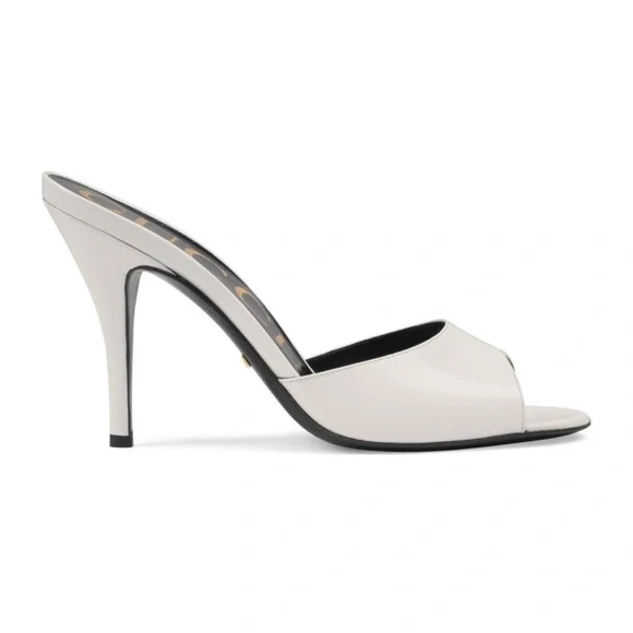 Gucci White Women’s Slip On Stiletto Heels size 40/ 10